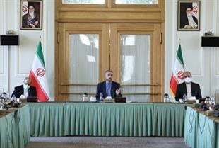 Iranian Foreign Minister Hossein Amir Abdollahian attends meeting of the ministry’s director-generals