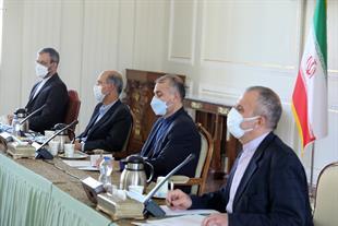 Joint meeting of Iran’s foreign minister and energy minister (the head of the Iran-Tajikistan Joint Commission)