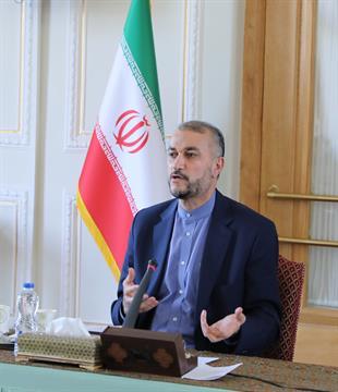 Iranian Foreign Minister Hossein Amir Abdollahian attends meeting of the ministry’s director-generals