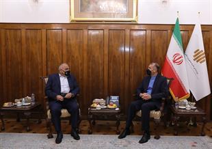 Iranian FM meets Adel Abdul Mahdi