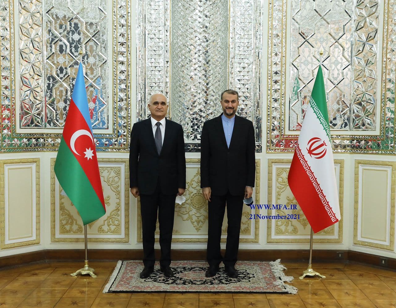 Azeri deputy prime minister meets Iran’s foreign minister