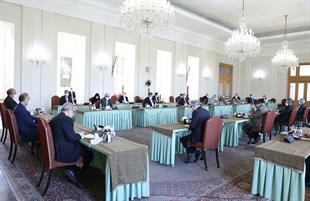 Iranian Foreign Minister Hossein Amir Abdollahian attends meeting of the ministry’s director-generals